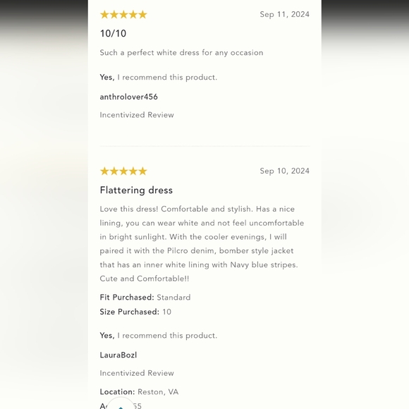 Reformation White Midi Dress - Picture 6 of 13